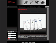 Tablet Screenshot of etosinfo.com